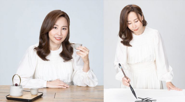 蘭茜公開澄清:我從未結過婚，專心修學書法，轉型成為藝術家！